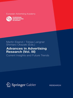 cover image of Advances in Advertising Research (Volume III)